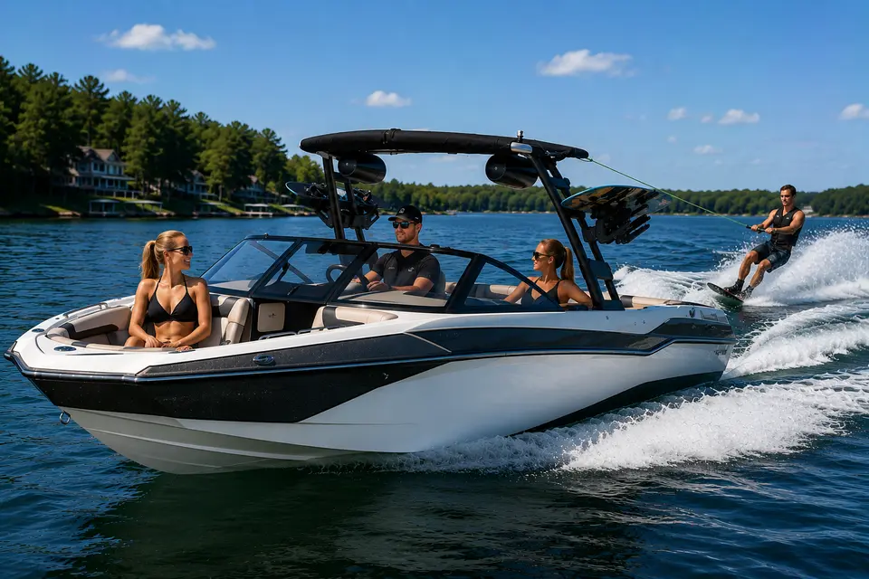 Ski & Wake Boats on the water